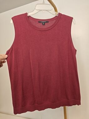 Chadwicks Women's Sleeveless Knit Top - Berry